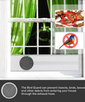 All In One Window Vent Kit For Portable ACs And Dryers with sliding window seal preventing bird and debris entry