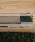 Stoney Acres Beehive Robbing Screen For Beekeeping, Easy To Install Hive Guard on 10 Frame Langstroth Hive installed outdoors