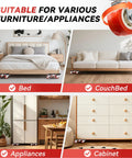 Heavy Duty Industrial Furniture Movers With Wheels And Dolly Lifter Sliders Five Casters Cart for bed, couch, appliances, cabinet