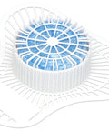 Heavy Duty Urinal Screen With Non Para Block And Clean Breeze Fragrance For Restrooms Delivers Up To 2000 Flushes Biodegradable