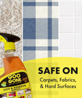 Adhesive Remover Gel Spray With Scraper 12 Oz For Glue, Stickers, Tape Residue, Gum, Grease And Wax on carpet, fabric, tile