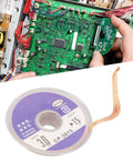 High Performance Low Tin Soft Desoldering Wick Braid for Quick And Easy PCB Solder Removal with green circuit board background