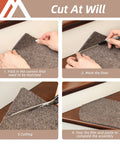 Step-by-step process trimming Non Slip Stair Treads Carpet Mats 28 By 9 Inches Indoor Stair Runners For Wooden Steps Teal 10 Pack With 100 Percent Polyester And TPE Backing Safe For Kids And Pets Floor Protection