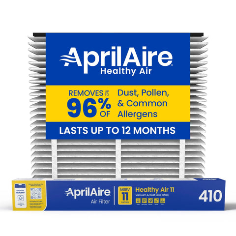 410 Replacement Filter For Whole House Air Purifiers MERV 11 Dust And Allergen Defense front view packaging