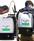 4-Gallon Backpack Sprayer For Lawn And Garden, Battery Powered Electric Sprayer With Long Range Spray, Portable Pump, Compatible With Milwaukee 18V Battery, Battery Not Included