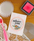 Flat Shaker Covers And Nesting Circle Dies For Shaker Card Making And DIY Scrapbooking With Clear Acetate Sheets on craft table