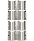 Heavy Duty 4 Pack Split Collar Tube Clamp For UTV Roll Cages Weldable Or Bolt On Mount Fits One And Three Quarter Inch OD Tubing Universal Fit
