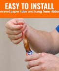 No Sweat Fly Trap Sticky Fly Paper Strips For Pesky House Flies Odorless Mess Free Hanging Pest Control Solution Eight Pack installation process.