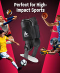 T2 Ankle Brace With Rigid U Shaped Shell For Maximum Stability, athletes in action showcasing sports compatibility