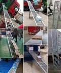 Foldable Stainless Steel Gravity Conveyor System With 16 Inch Wide Rollers, Rustproof And Durable, 6.5 Ft Long, used in warehouses