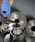 Durable M2 High Speed Steel Deburring Countersink Bit Set With Hand Reamer for burr removal on metal gears, Blue Pro Grade RD16.5 BC1651