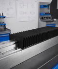Heavy Duty Milling Machine Accordion Bellows Cover 4x4 Inch CNC Way Guard Oilproof Dustproof Protective Shield on rail