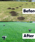 Solar Mole Repellent Ultrasonic 4 Pack For Lawn Garden Yard Home Humane Pest Deterrent for voles and gophers effectiveness
