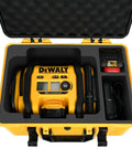 Heavy Duty Waterproof Case for 20V Cordless Air Compressor and Tire Inflator Accessories Portable Tough Tool Box Case Only Fits 20V Max Pumps and DCC020IB Compatible Gear with inflator inside
