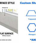 Custom Fit Fireplace Hearth Pad Big Time Ultra Snug Corduroy Baby Proof Buffer Bumper options for shapes and surface styles.
