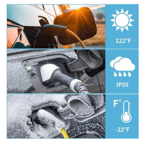 Smooth Operator J1772 To Tesla Charging Adapter 80 Amp 240 Volt Ac Converter Model 3 Y X S Cybertruck charging in various temperatures.