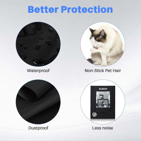 Fireproof And Dustproof 3D Printer Enclosure For Neptune And Ender Models showcasing waterproof and anti-pet hair features