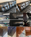 Leather Repair Patch Tape Kit DIY Two Pack 3X55 Inch Self Adhesive Refinisher Cuttable applied on sofas and car seats