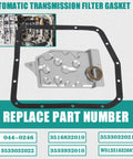 Automatic Transmission Filter Kit For Toyota Camry 1986 To 2001, Solara 1999 To 2001, Celica 1986 To 1999 Replaces 044 0246 58994 Includes Gasket