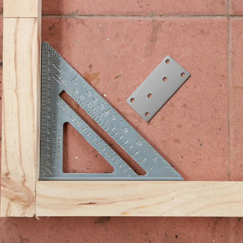 Sturdy Stainless Steel Corner Brace Brackets 10 Pack Flat Mounting Plates for DIY Wood Furniture Repair and Machinery