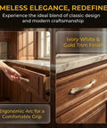 White Vintage Cabinet Pulls 10 Pack With 3.8 Inch Center Hole Spacing For Cabinets And Drawers Premium Aluminum Alloy Handles In Kitchen