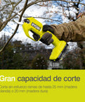 18V One Plus Cordless Pruner Secateurs With 25mm Cut Capacity And 145Nm Torque, Comfortable Grip For Thick Gloves, Bare Tool
