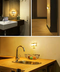 Bright LED Night Light With Dusk To Dawn Sensor for kitchen, hallway, and bathroom, soft white glow providing safety at night.