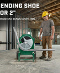 Staten Tools 2 Inch Emt Bender Shoe Drop-in Replacement For Greenlee 555C And Current 77 Electric Benders in use.