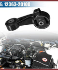 Kill That Clunk Now And Tighten Your Daily Rig With This Engine Motor Mount And Torque Strut Bracket Replacement For Lexus Es300 Es330 And Toyota Camry To Eradicate Rattling And Keep Highway Cruises Absolutely Smooth, black metal motor mount, OE 12363-20100.