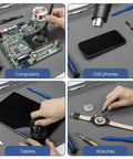 Beefy Extra Large Soldering Mat For Electronics Repair 932F Heat Resistant Silicone Workbench Pad used for repair of computers, phones, tablets, and watches.