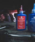 Blue Medium Strength Thread Locker For Bolts And Fasteners Quarter Inch To Three Quarter Inch Keeps Vibration From Loosening Seals Leaks And Corrosion Removable With Hand Tools 36 Milliliters bottle with tools