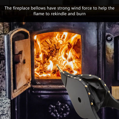 Start The Campfire And Keep It Burning Hot With These Dope Fire Pit Bellows And Wood Stove Blower Featuring Tough Leather And Heavy Duty Brass Gear For Camping Tailgates