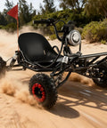 Powerful 2000W Electric Go Kart for Adults and Kids with 30 MPH off road speed on sandy terrain