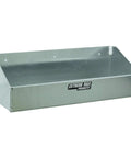 Aluminum Four-Quart Liquid Storage Shelf For Race Trailers, Garages, Shops And Enclosed Toy Haulers Holds Four One-Quart Bottles, Sidewalls