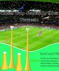 Stadium with yellow 24 Inch Collapsible Stadium Horn for Loud Crowd Cheering, ABS Air Horn for 2026 World Cup.