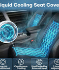 Liquid Cooling Car Seat Cover For Front Seat, Real Liquid Chill System Not A Fan, 3 Modes, Ultra Quiet, Classic Black