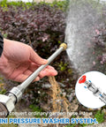 Garden Hose To Pressure Washer Adapter Converts Your Water Hose Into A Handy Power Washer Quick Connect System Three Quarters GHT To One Quarter Stainless Steel Connector For Light Cleaning Tasks