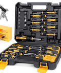 Magnetic Screwdriver Set With Case 43 Piece Including Slotted Phillips Hex Pozidriv Torx And Precision Drivers Magnetizer Demagnetizer Tools For DIYers And Pros Durable 6150 Chromium Vanadium Steel Build