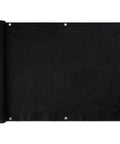 Outdoor Privacy Fence Screen 3 X 10 Ft Black For Patios Pools Balconies And Gardens Weather Resistant HDPE 175 GSM Delivers Solid Privacy