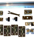 Heavy Duty Bifold Track And Hardware Kit For 60 Inch 4-Door System, top-mounted with ball bearing hangers and updated rollers