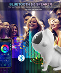 Dope Galaxy Night Light Projector With 6 In 1 Space Theme 21 Color Modes Bluetooth Speaker at a lively party setting