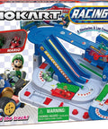 Mario Kart Racing Deluxe Obstacle Course Set With Dual Lane Track And Lap Counter Includes Mario And Luigi Kart Figures Box