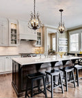 Crystal Branch Chandelier Flush Mount With Vintage Farmhouse Vibe Matte Black 11 Inch Diameter Requires 4 E12 Bulbs Not Included