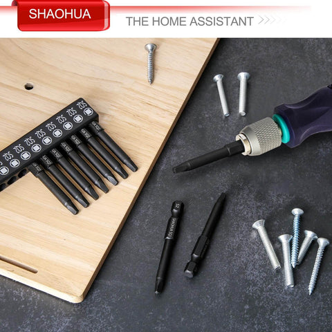 Pro Grade 11 Piece Square Drive Bit Set With 10 Number Two Square Bits And One Quarter Inch Magnetic Hex Shank Driver