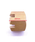 Side view of Go To Propeller Nut Castle For Outboard Engines Fits 115HP To 250HP And Brands Like Suzuki Sierra GLM Mallory And More 90171-18M04, 22mm width shown.
