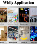 Image showing diverse applications for access control: library, amusement park, internet cafe, laundry, hotel, supermarket, parking, video arcade.