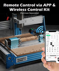 ProVerXL 4030 CNC Router For Wood Metal Acrylic MDF Carving And Engraving 3 Axis Milling Machine with wireless control shown