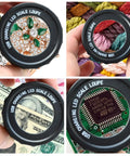 30X Loupe Magnifier With USB Rechargeable LED Lights Handy Pocket Tool inspecting jewelry and textiles