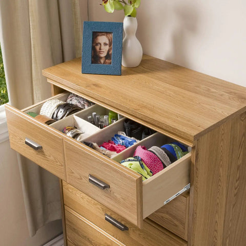 Kickass Heavy Duty Dual Direction 8.4 Inch Drawer Slides With Butter Smooth Glides Zinc Plated Steel For Tight Cabinet Fits Includes Essential Mounting Screws Solid Pack Of Two installed in a wooden chest of drawers.