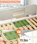 Stable 17.7-inch base of Portable Baby Bed Rail for Toddlers Foldable Travel Guard with 3 Lock Angles, fits twin to king beds